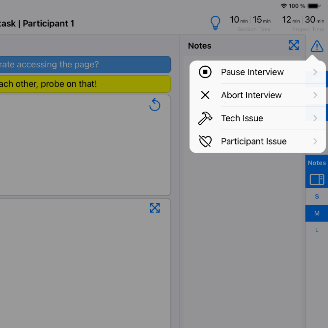 UX-Interview: Notes